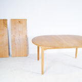 KP Møbler - Kurt Østervig - massive oak extendable dining table