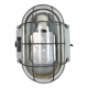 Industrial Cast Aluminium Wall Light with Clear Glass, 1970s