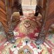 Pair of small bombe chests – Louis XV style – Marquetry & Marble –