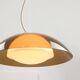 Lampe Space Age en forme d'ovni marron rare de Guzzini, années 1970