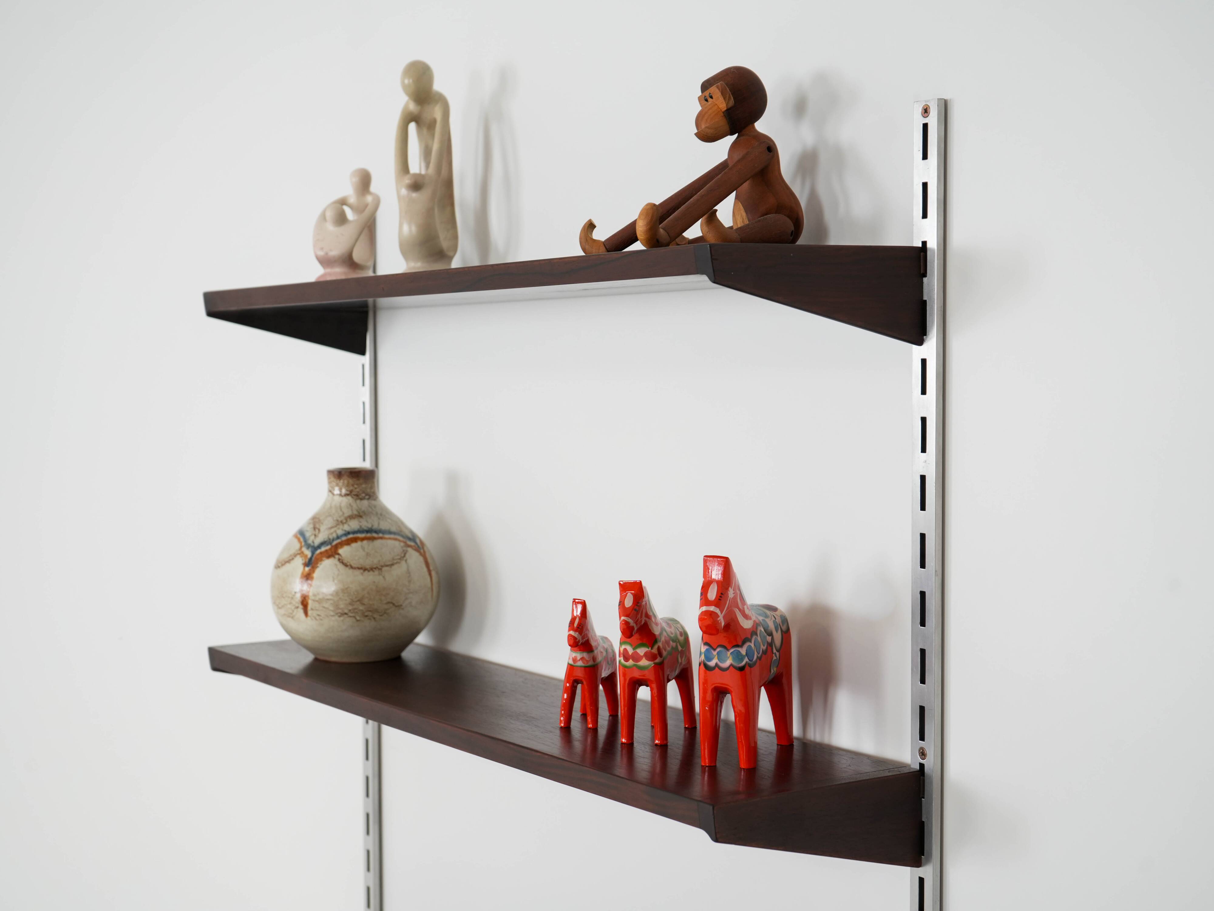 Rosewood modular shelving unit, Danish design, 1960s, designer: Kai Kristia