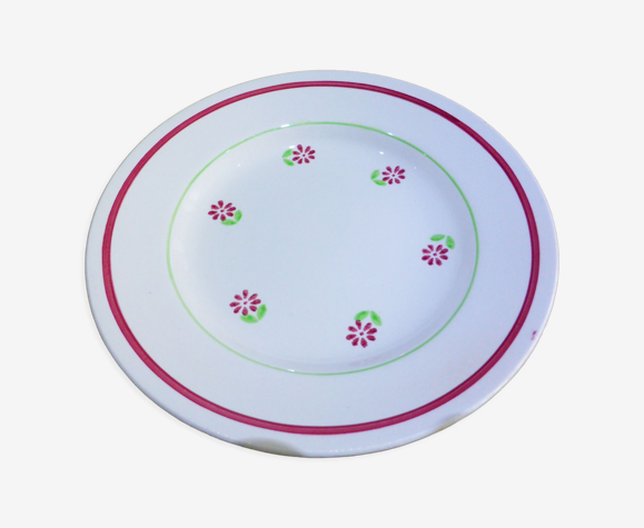 1 assiette dessert de Gien modèle Christiane