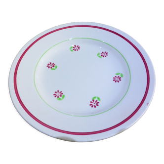 1 dessert plate from Gien, Christiane model