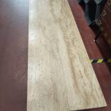 Travertine coffee table