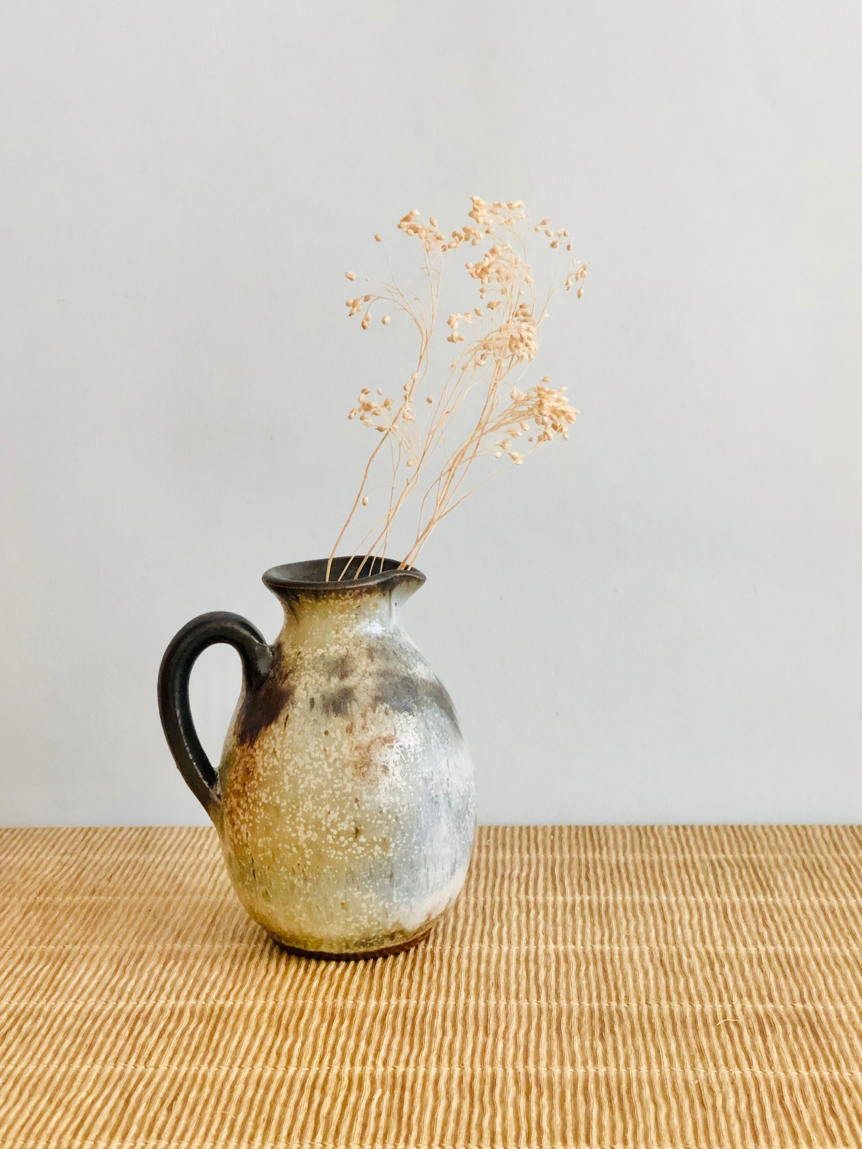 Ceramic soliflore vase by Willy Biron, Belgium 1950