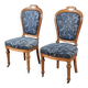 Paire de chaises en chêne, style Louis-Philippe, milieu XXème