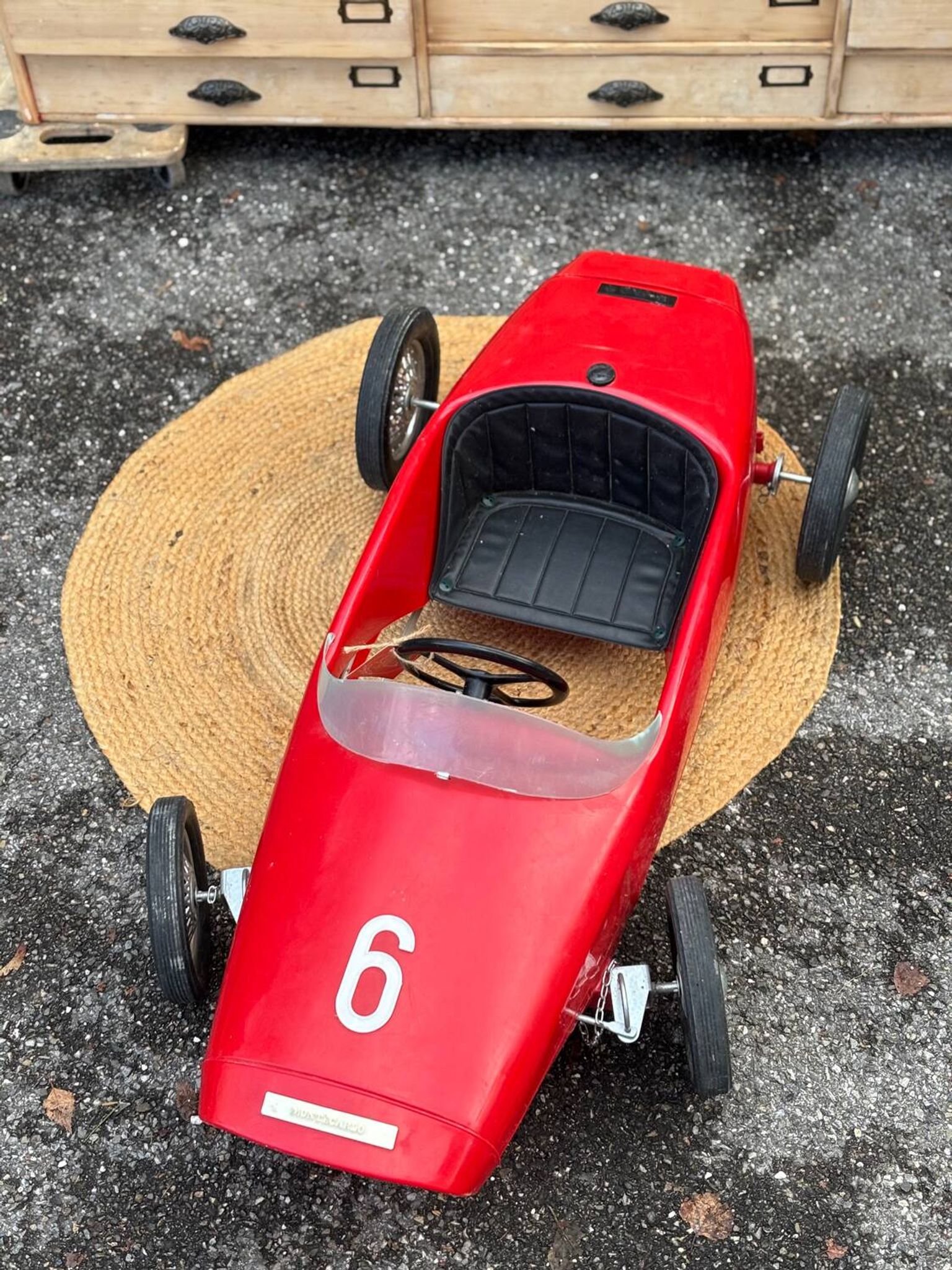 Vintage pedal car