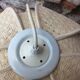 Suspension fleur double corolle vintage