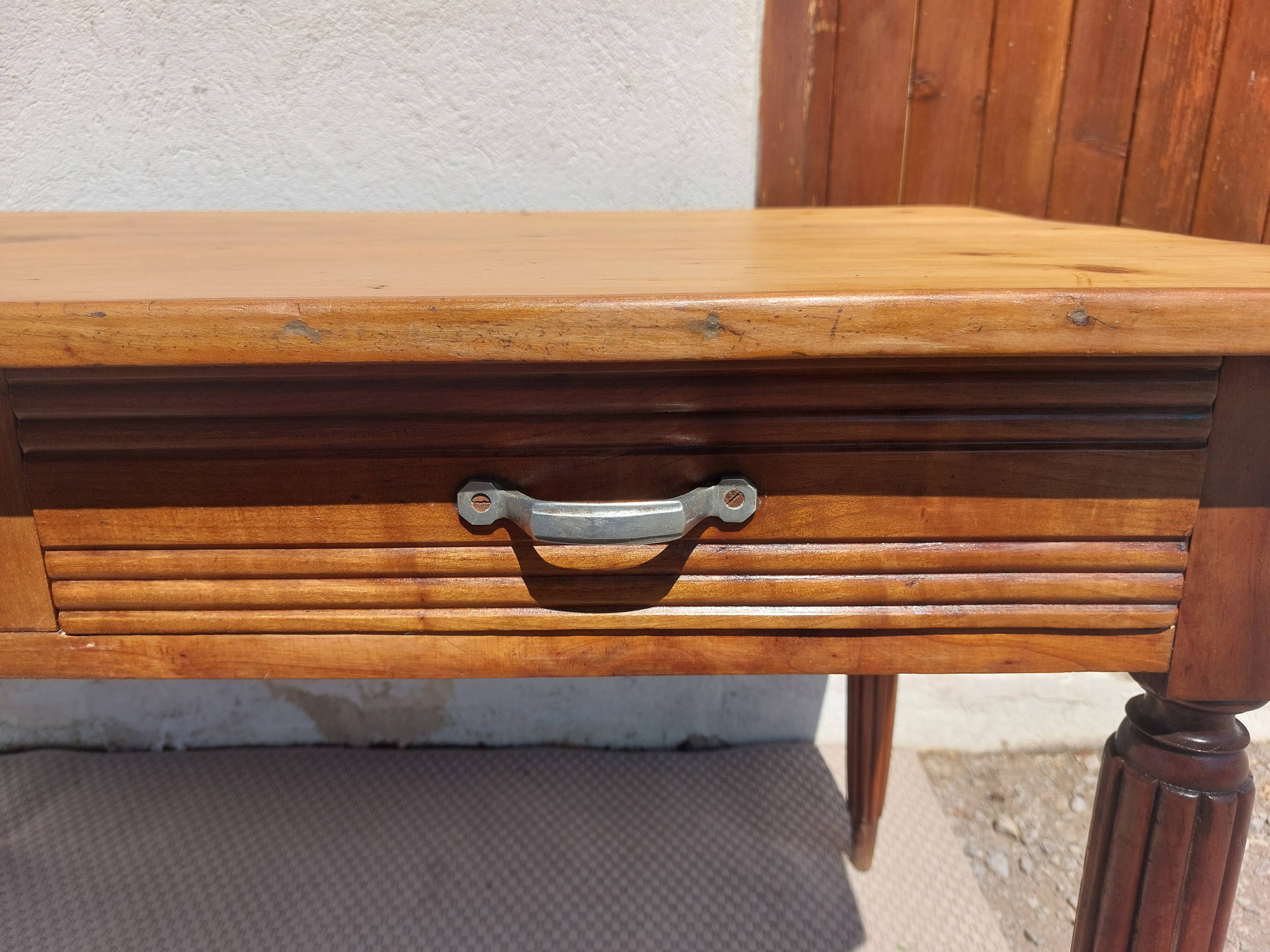 bistro table, countryside or office, 2 drawers