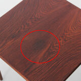Rio's small rosewood side table