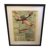 Aircraft Jodel D140 framed