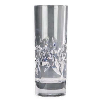 Vintage crystal vase from Sèvres, decorations France 20th century