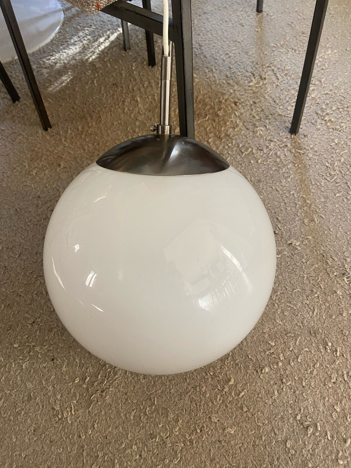 Vintage Peill & Putzler globe pendant lamp