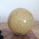 Old Lamp Art Deco - Dog regulates on marble base - Globe glass of Clichy - 1940