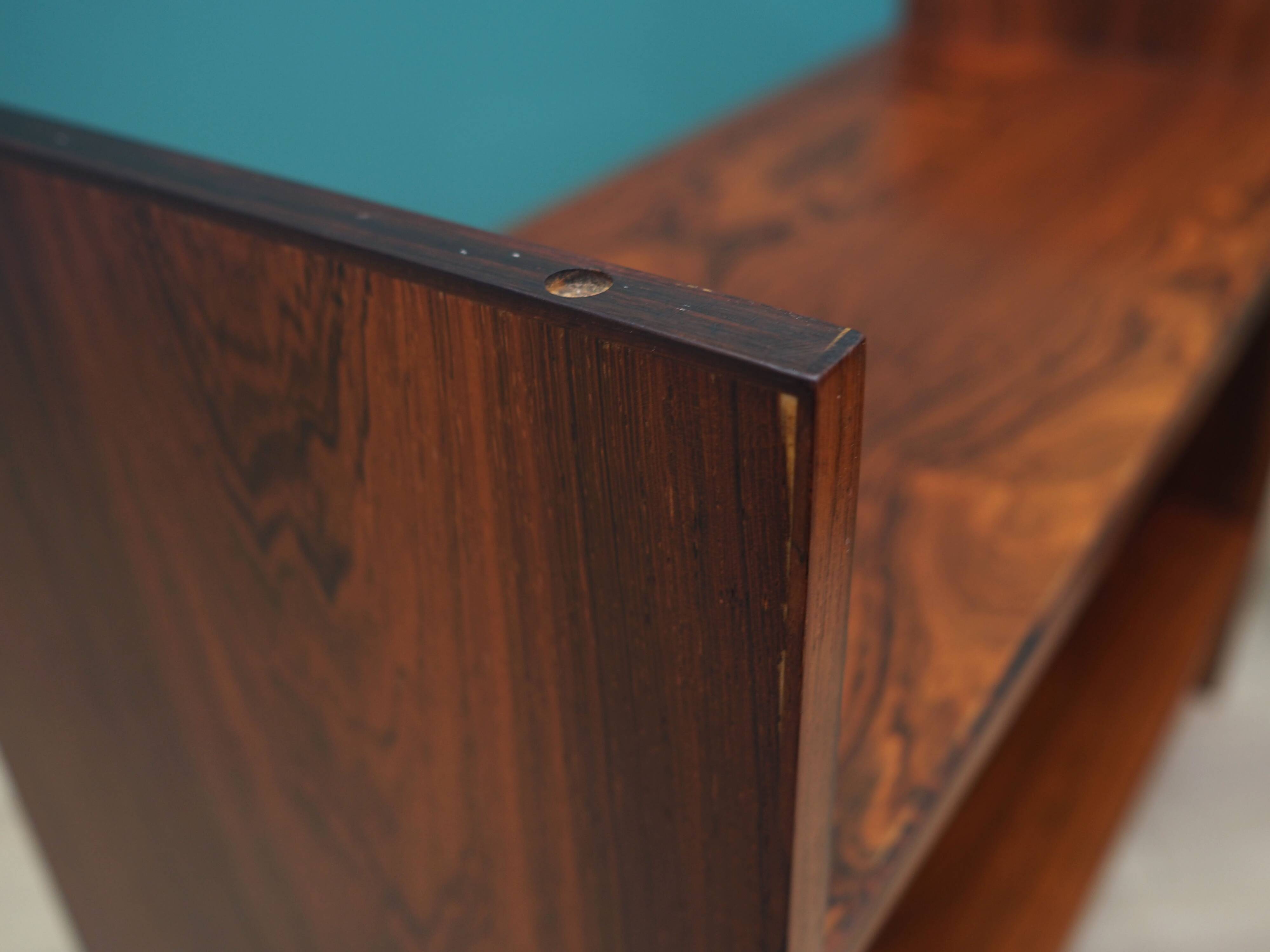 2 Danish rosewood floor-standing shelves, 1970s