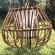 Vintage rattan chandelier