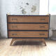 Black and wood vintage dresser