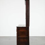 Large English antique oak kitchen cabinet / dresser from the 18th century