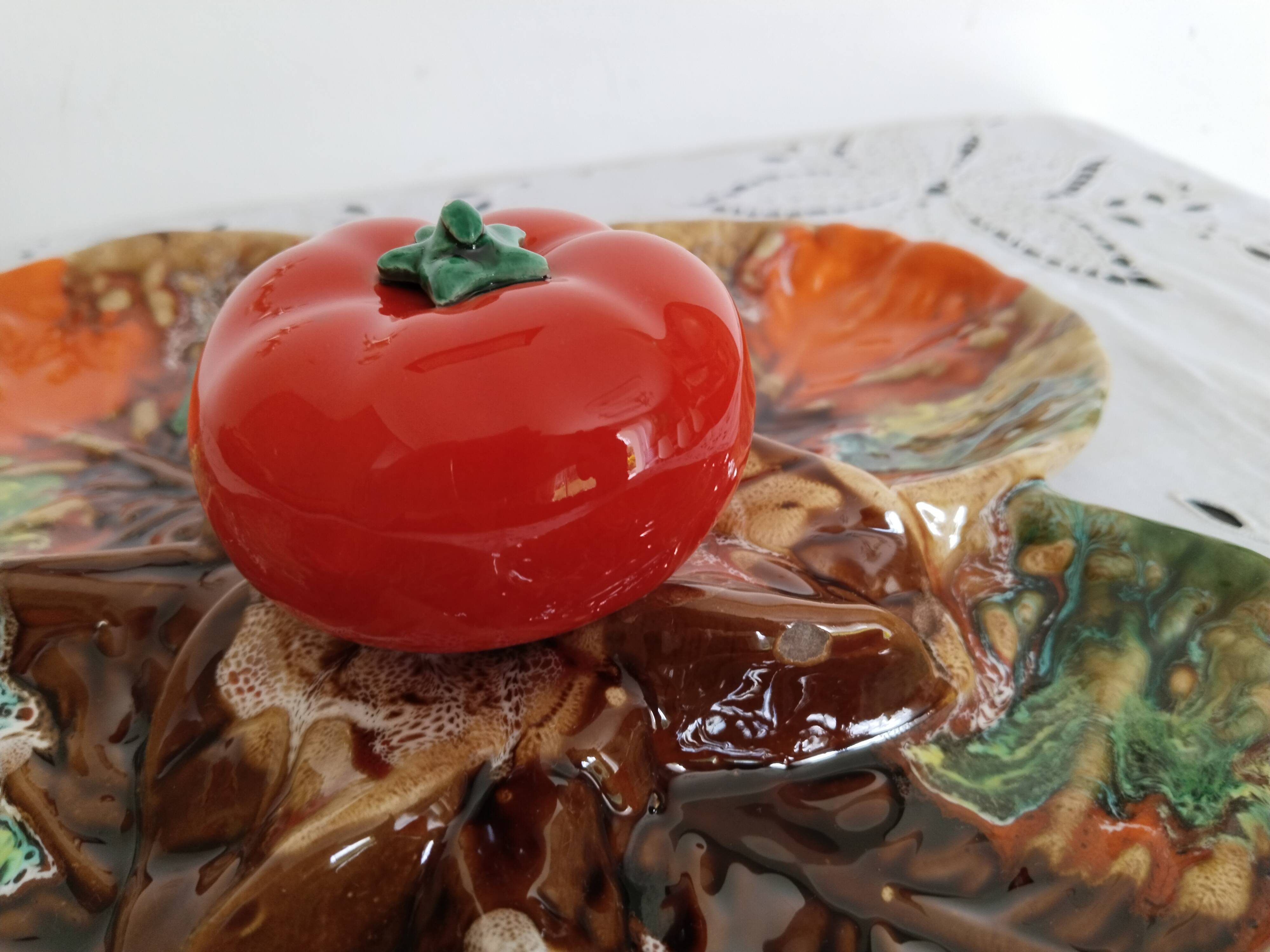 Aperitif and fruit serving dish, Vallauris