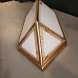 Italian wall light in glass and 24-carat gold plating