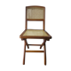 Classic folding chair solid wood made in France