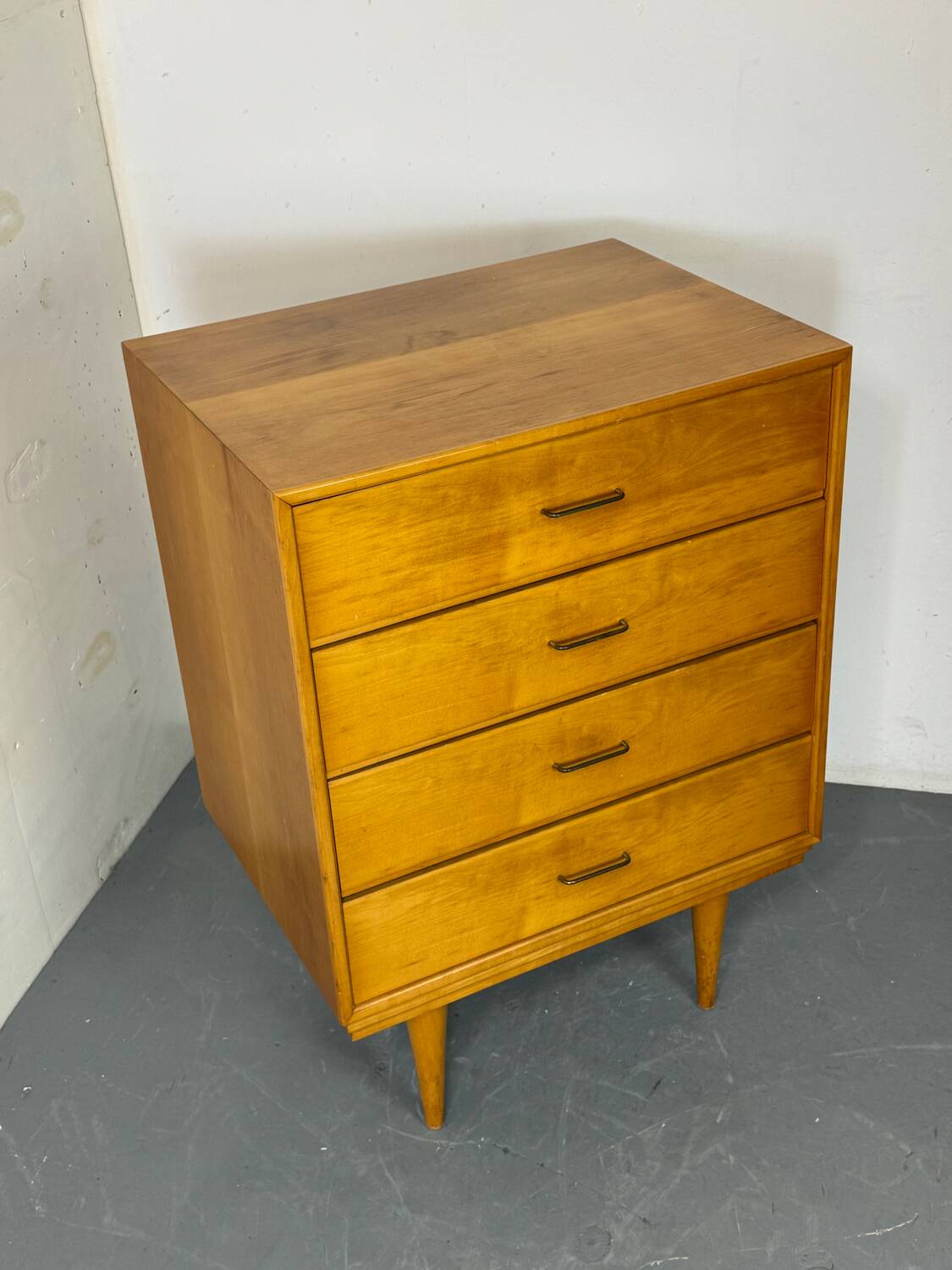 Commode en bouleau moderne du milieu du siècle par Cees Braakman, années 1950