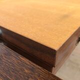 Rectangular Scandinavian butterfly table in solid wood