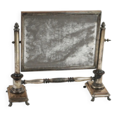 Miroir de table en métal argenté Royaume-Uni XIX Century