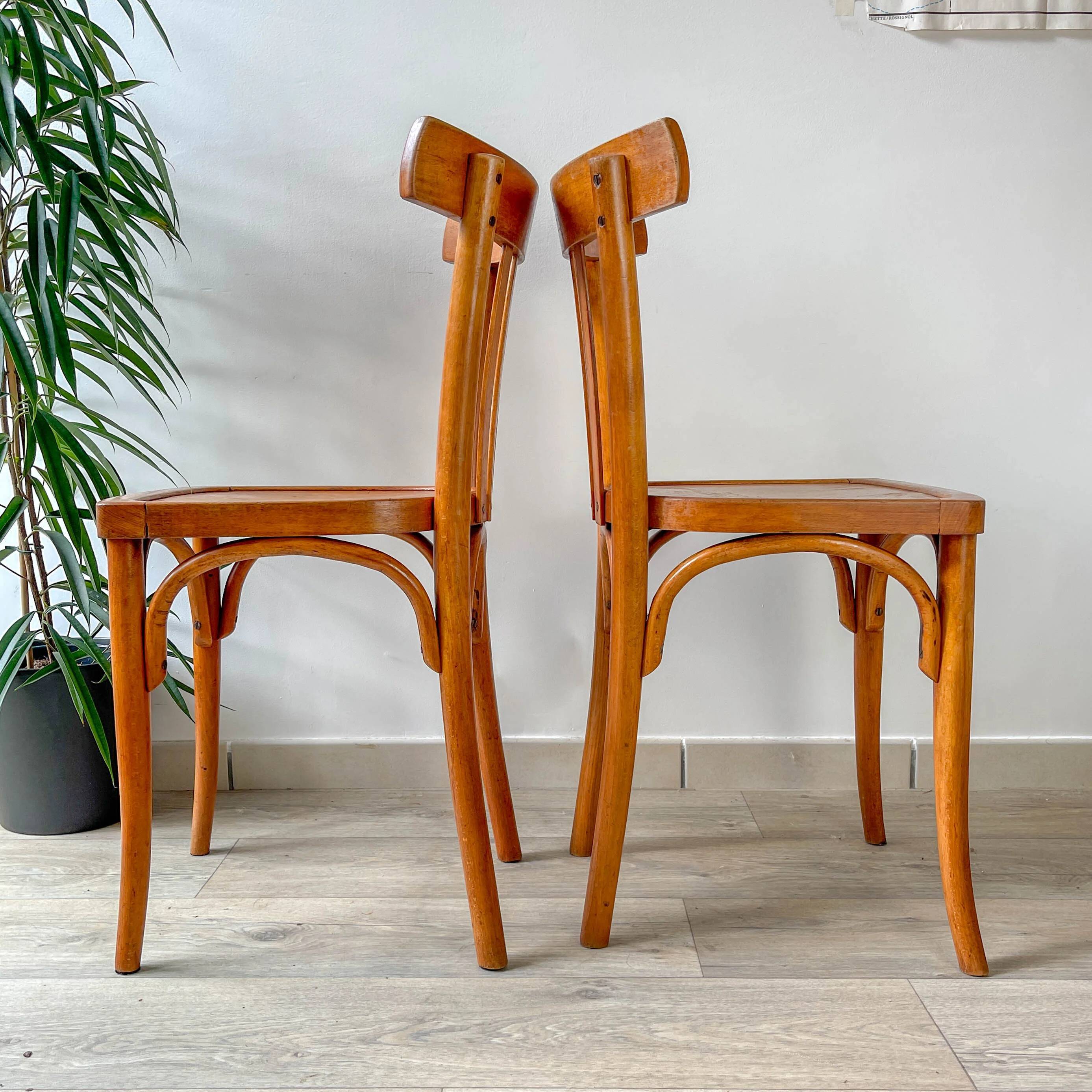 Vintage Baumann bistro chairs – 1960