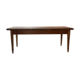Farmhouse table in oak and walnut 2m