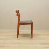 Set of six teak chairs, Danish design, 1970s, designer: Poul M. Volther