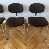 Set of 7 Steelcase Strafor chairs