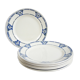 6 Art Deco flat plates