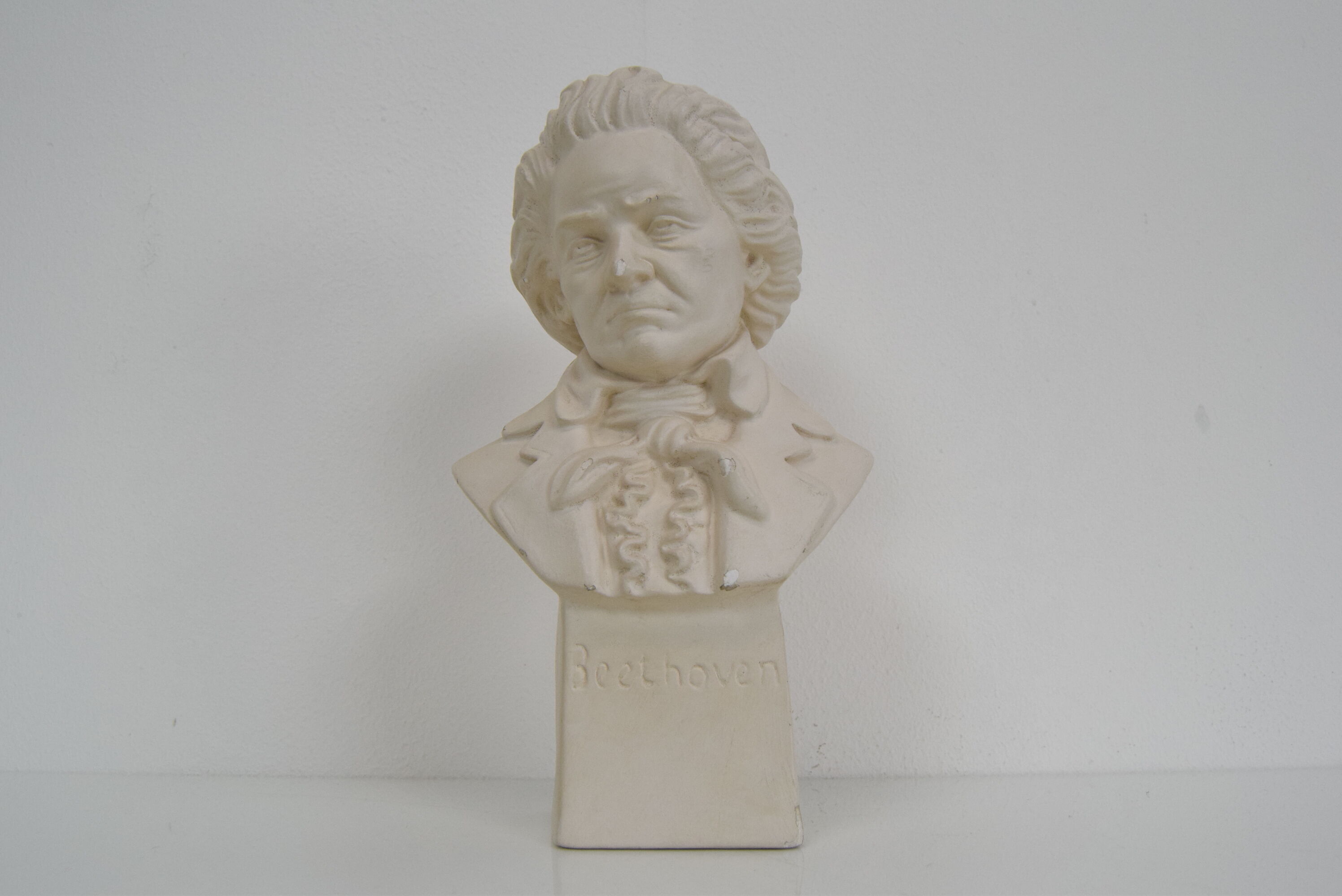 Mid-century plaster bust/sculpture of Ludwig van Beethoven,circa 1950