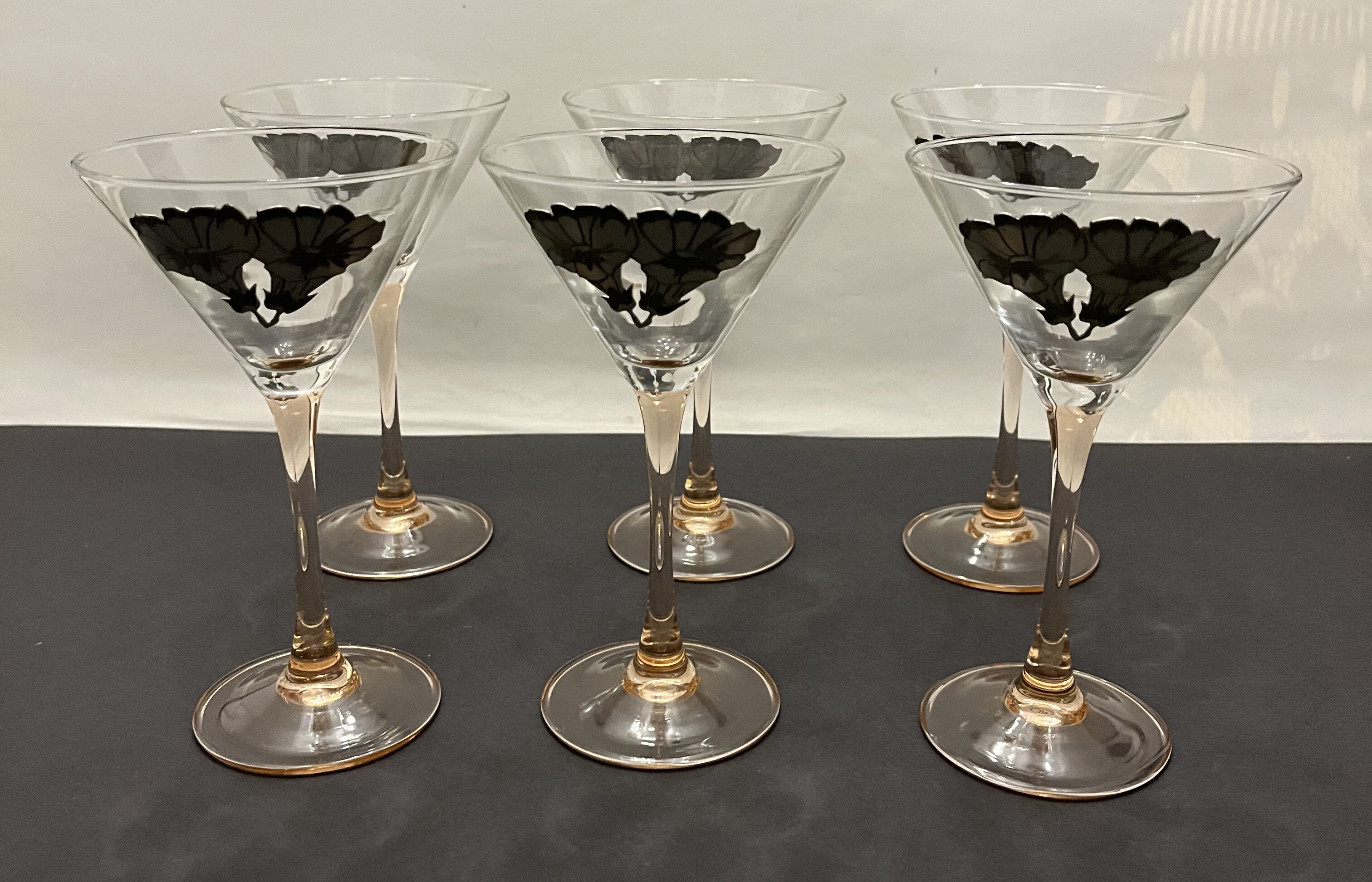 6 verres à cocktail