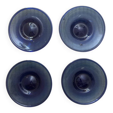 Assiettes en verre bulles