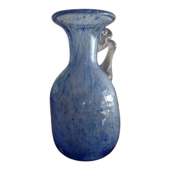 Vase miniature Scavo Seguso Vetri d'Arte verre irisé Murano 1950