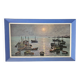 Oil painting on canvas - Marine Sailboats Signed M Labarde 54cm x 89cm
