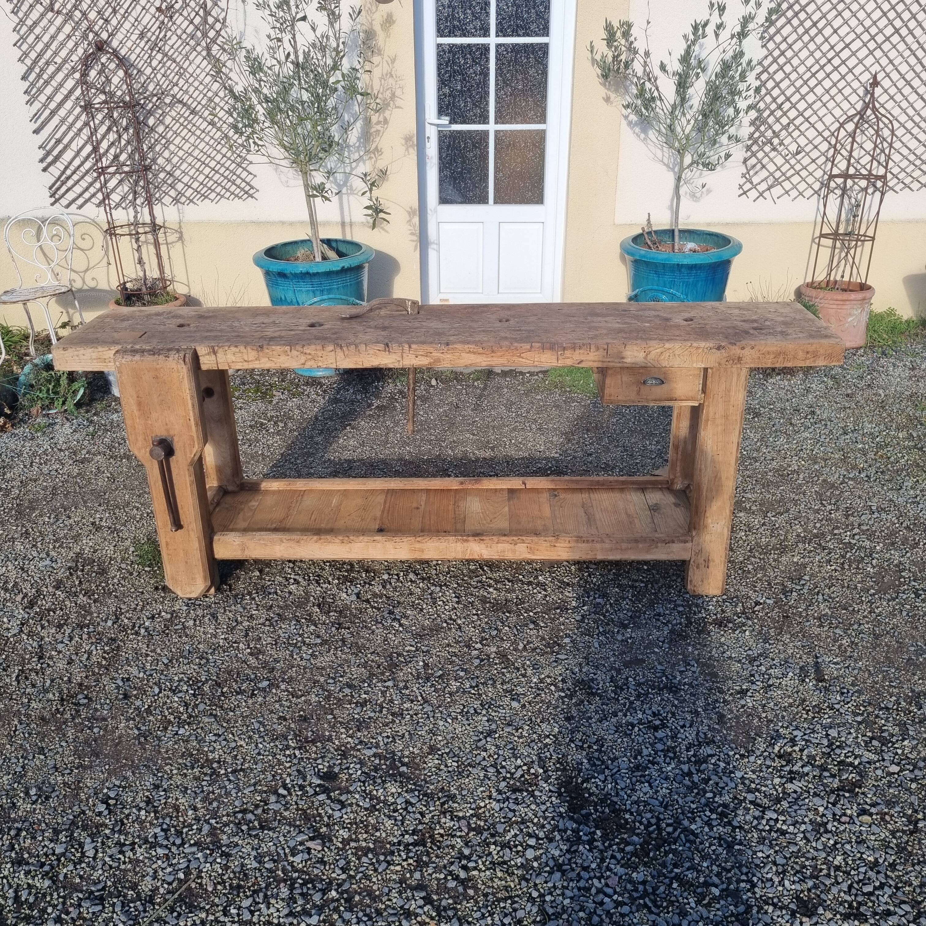 Solid oak table