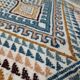 Handmade margoum rug in natural wool