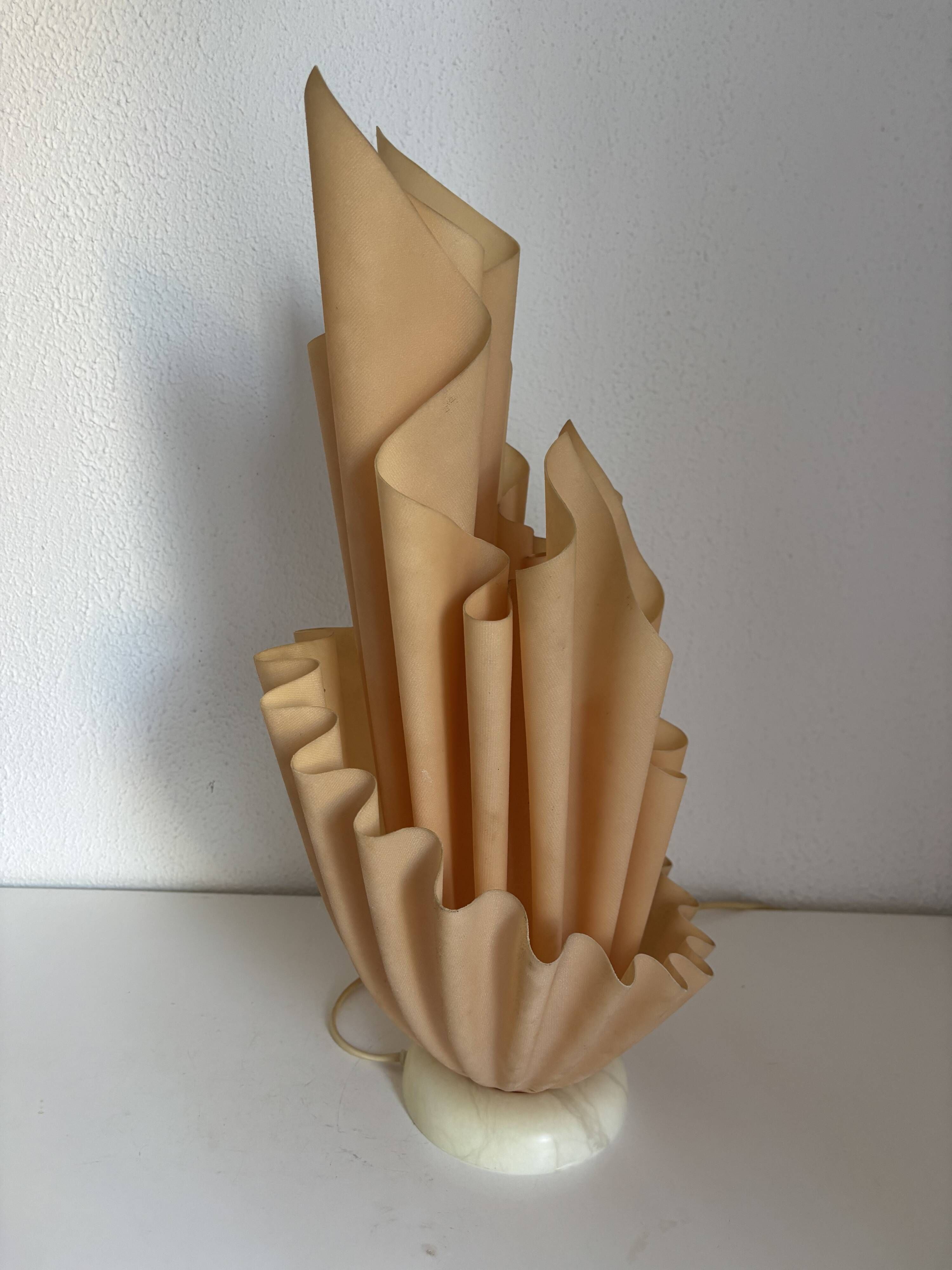Vintage lamp 1970 Georgia Jacob model Corolle - 51 cm