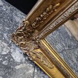 Old gilded mirror