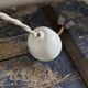 Enamelled sheet metal pendant light