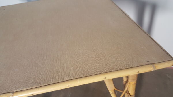 Table en rotin 1960