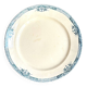 Longchamp round dish in iron earth, "Lily" service