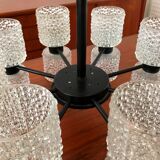 Vintage Raak chandelier by J.W Bosman model Zonnevende 1960