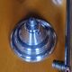 1930s Art Deco chandelier in glass and chromed metal