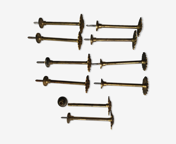 5 paires de porte-embrasses bronze