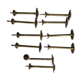 5 pairs of curtain tieback holders bronze