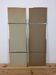 2 miroirs dorés 121 x 37 cm
